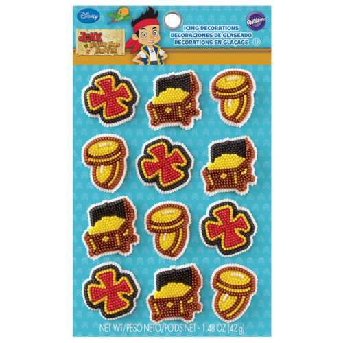 Jake and The Neverland Pirates Icing Decorations - Click Image to Close
